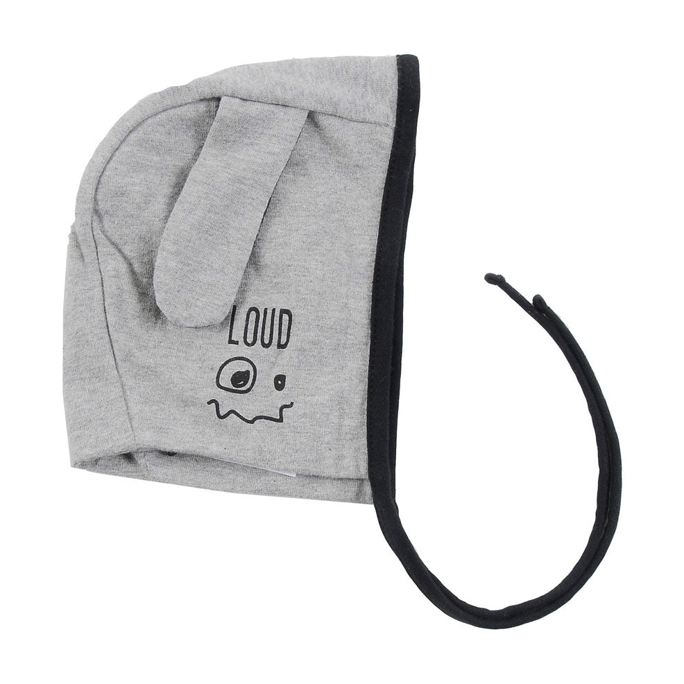 LOUD Grey Cutie Ears Bonnet