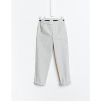Bellerose Blue Thin Stripe Pants