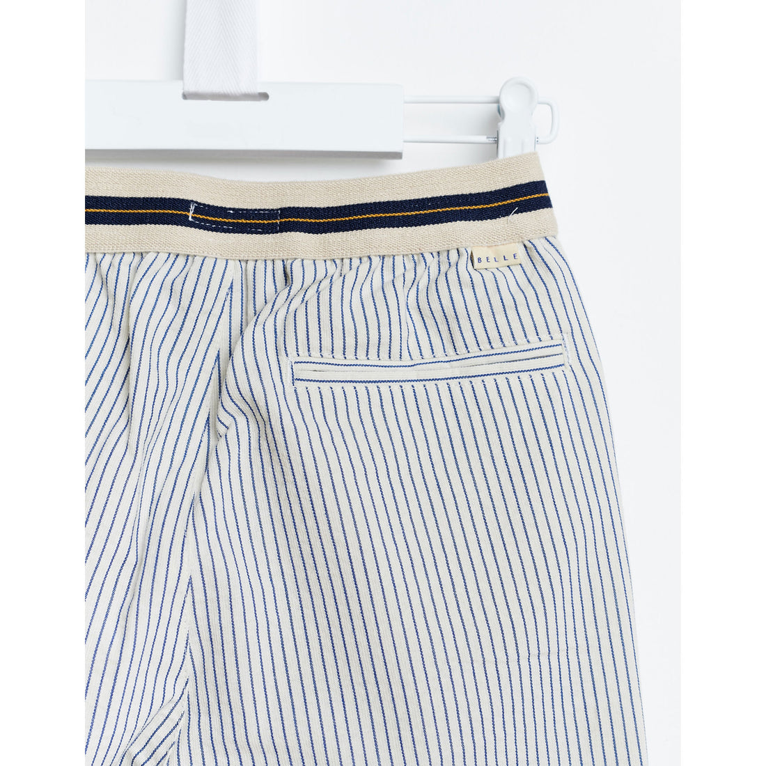 Bellerose Blue Thin Stripe Pants