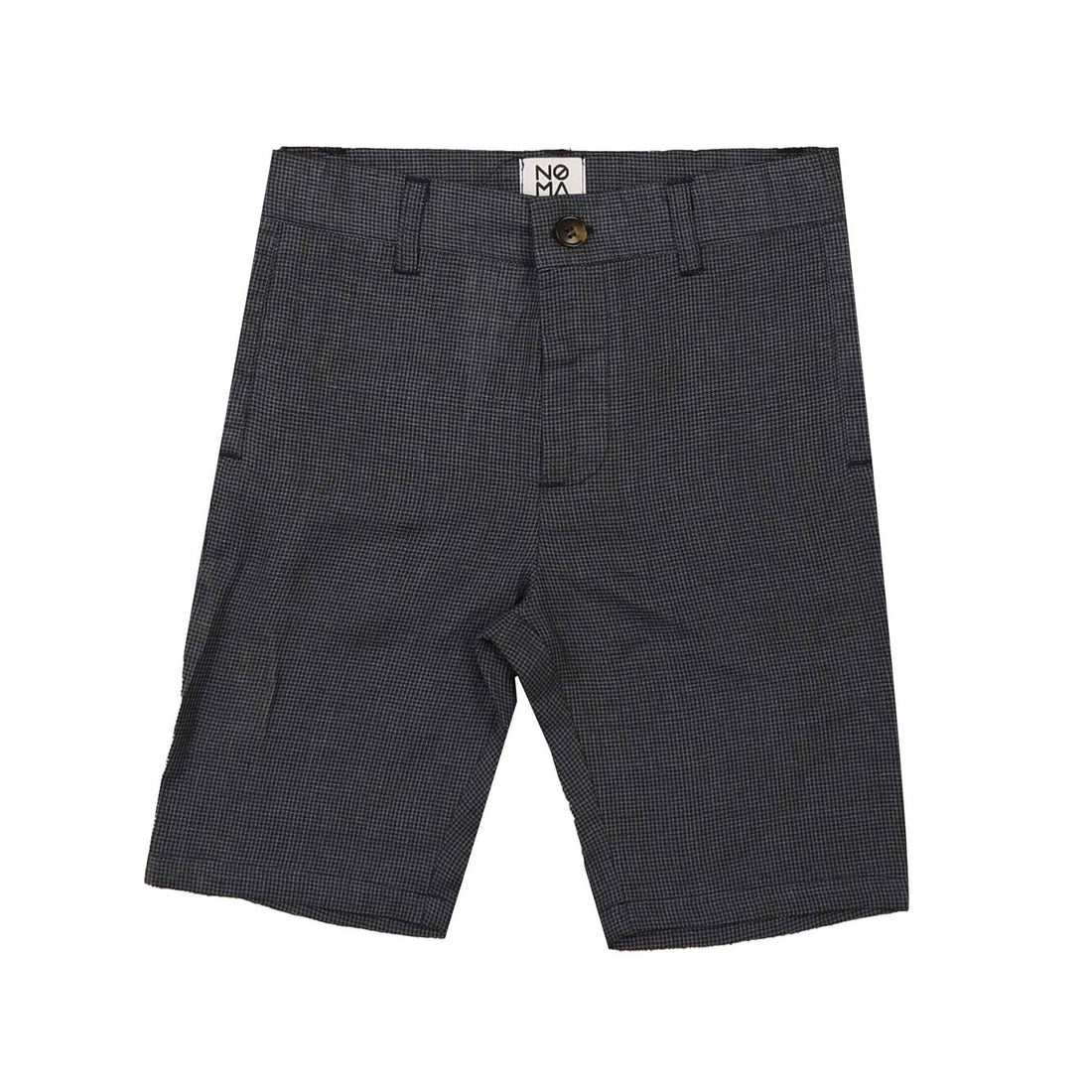 Noma Navy Mini Houndstooth Bermuda