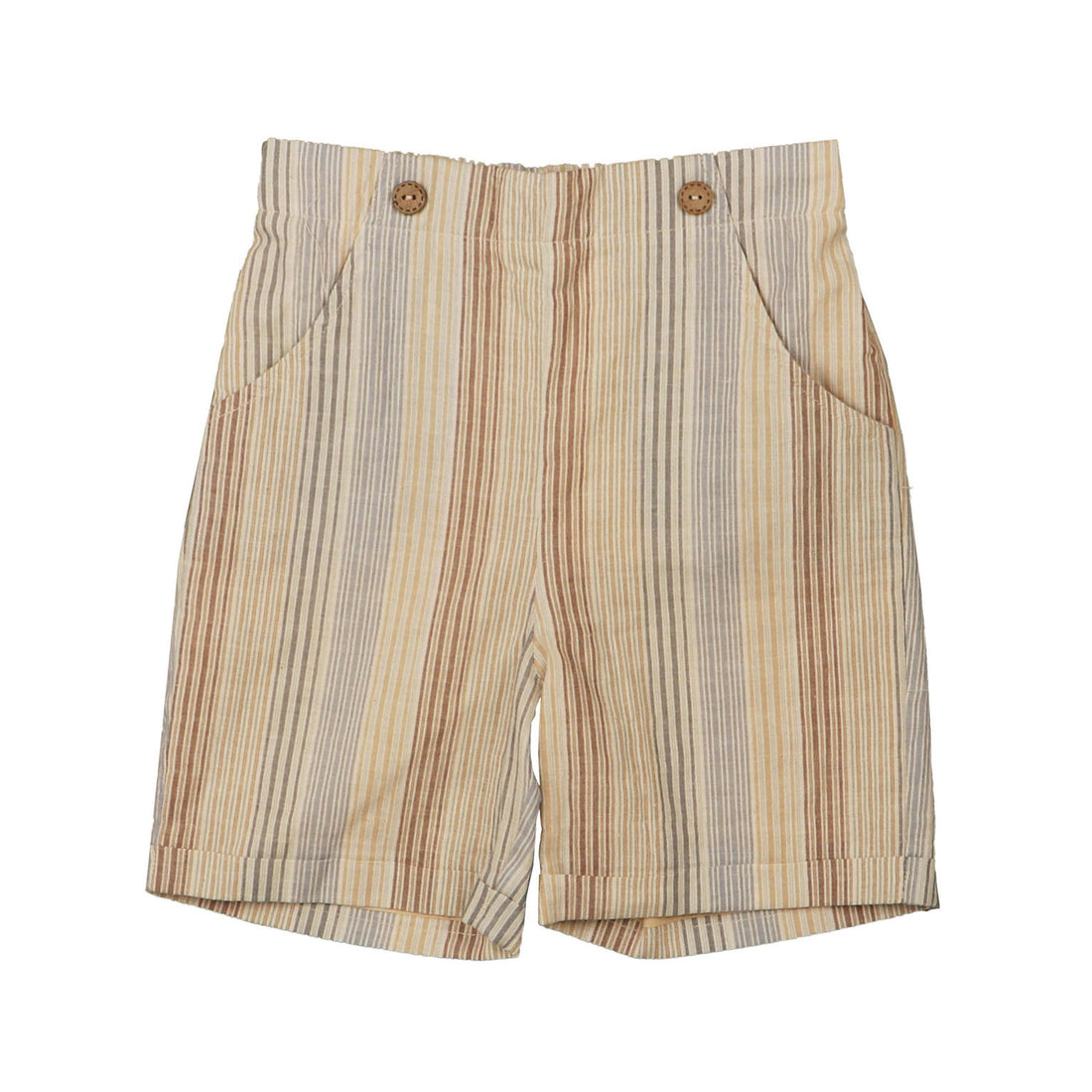 Noma Powder /Cinnamon Striped Shorts