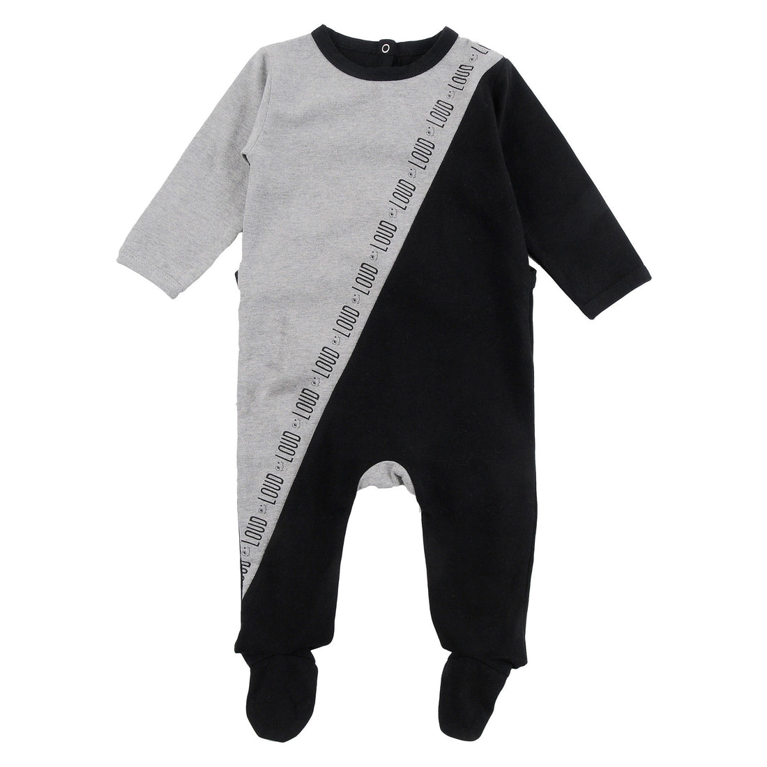 LOUD Black Buddie Logo Footie