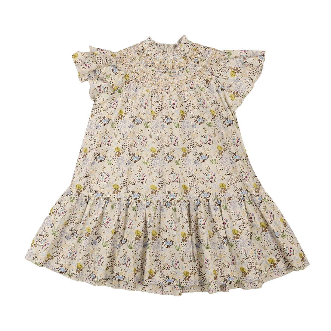 Noma White Floral Garden Floral Dress