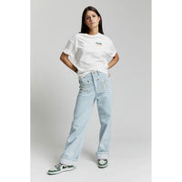 Indee Off White Neworleans Embroidered Logo Tee