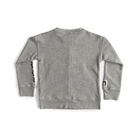 NUNUNU Heather Grey Fila X Nununu Deconstructed Sweatshirt