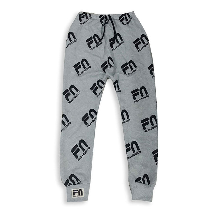 NUNUNU Heather Grey Fila X Nununu Fun Baggy Pants