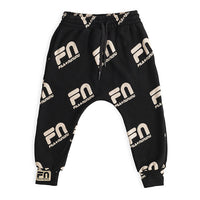 NUNUNU Black Fila X Nununu Fun Baggy Pants
