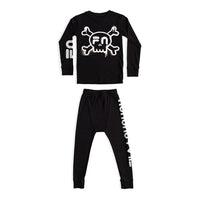 NUNUNU Black Fila X Nununu Skull Loungewear