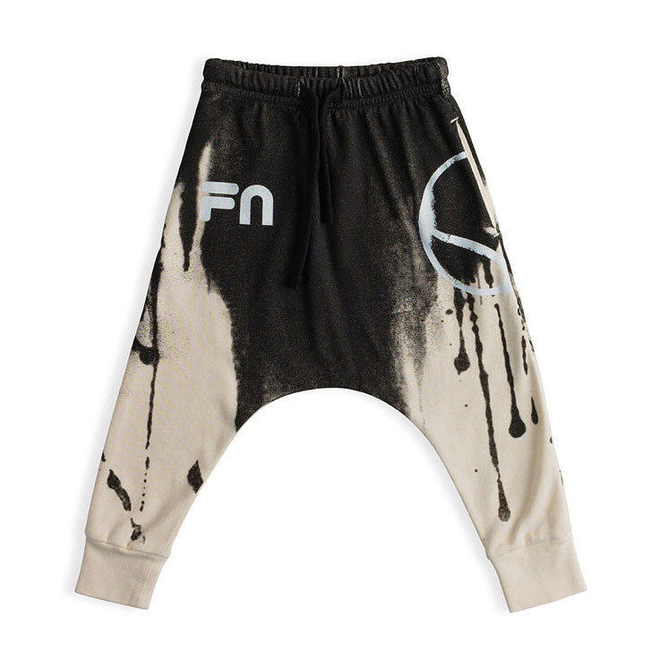 NUNUNU Black Fila X Nununu Tie Dye Baggy Pant