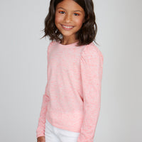 Autumn Cashmere Starfish Puff Sleeve Crew
