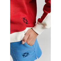 Indee Panama Blue Multi Colored CN Sweatshirt