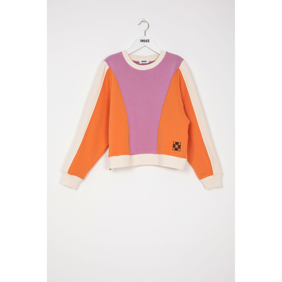 Indee Lilac Multi Colored CN Sweatshirt