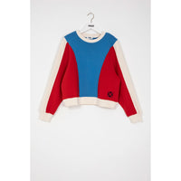 Indee Panama Blue Multi Colored CN Sweatshirt