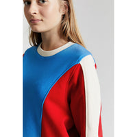 Indee Panama Blue Multi Colored CN Sweatshirt