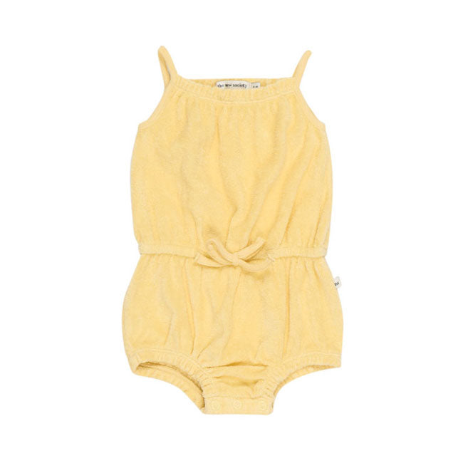 The New Society Soft Yellow Niccolo Romper
