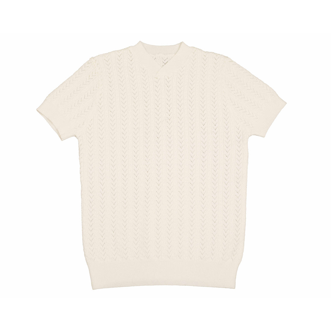 Noma Ivory Poinetlle V Neck Knit Sweater