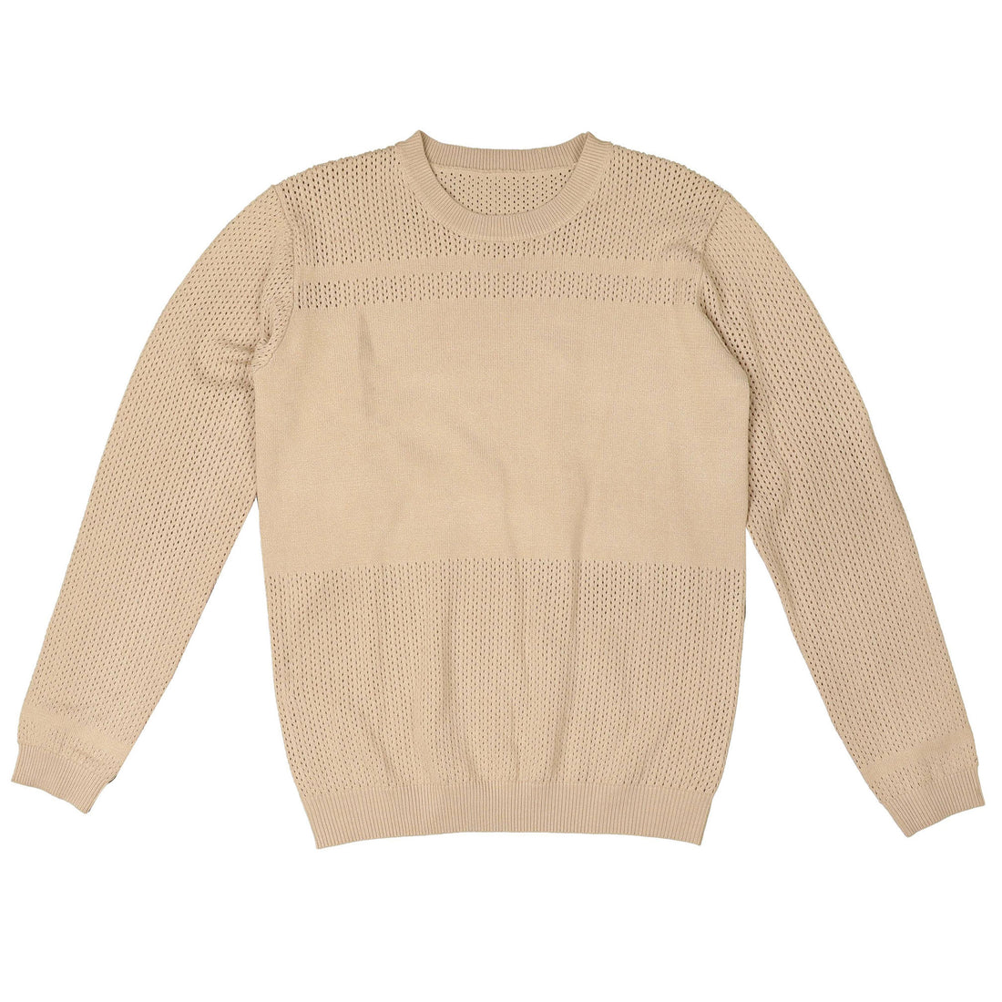 Noma Sand Pointelle Long Sleeve Knit