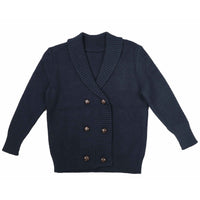 Noma Navy Double Breasted Cardigan