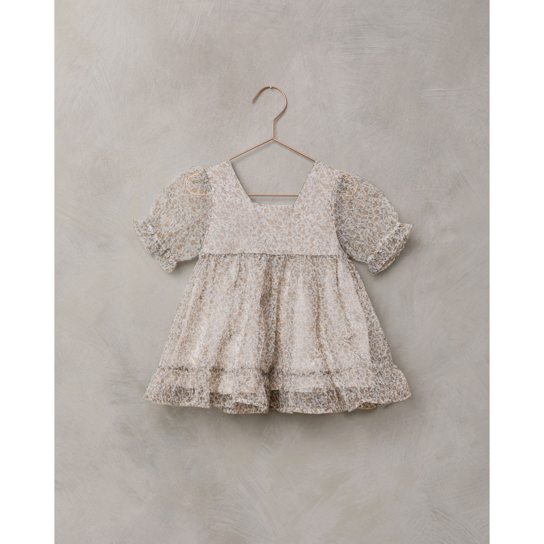 Noralee Ivory Mocha Floral Quinn Dress