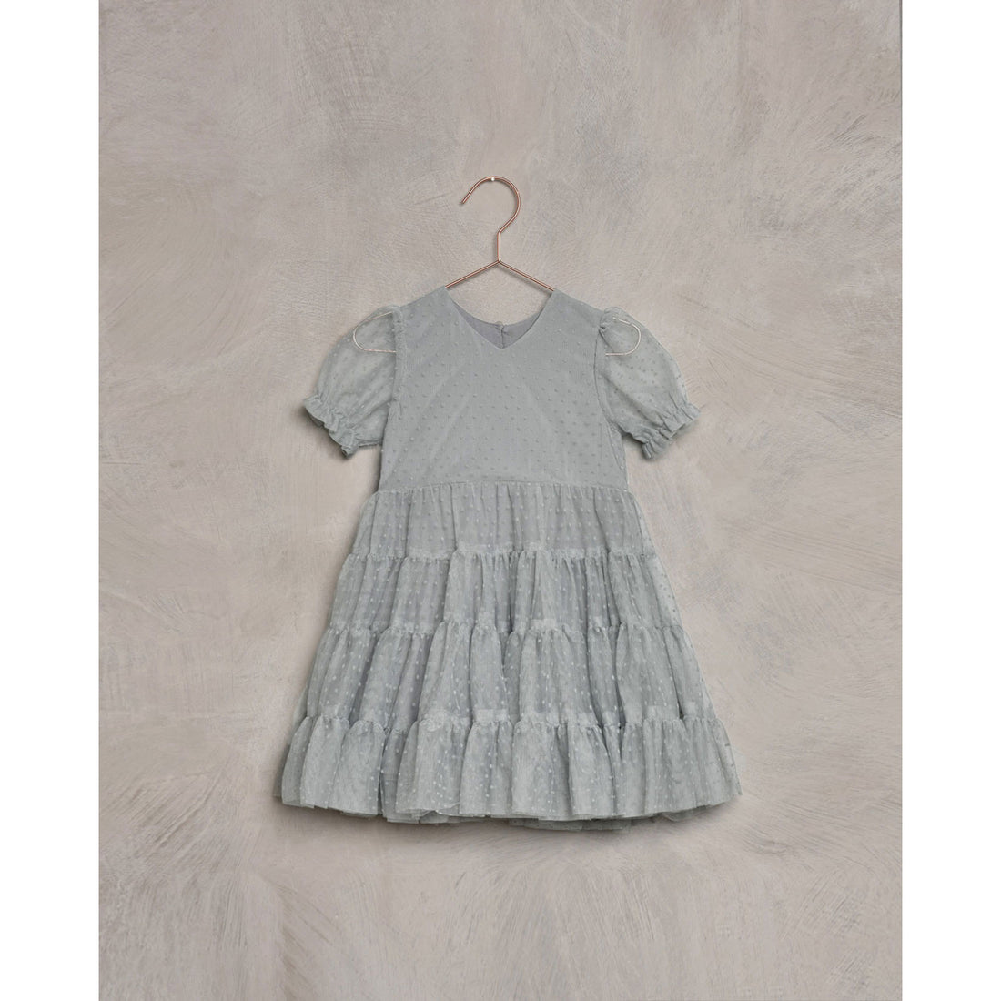 Noralee Dusty Blue Dottie Dress