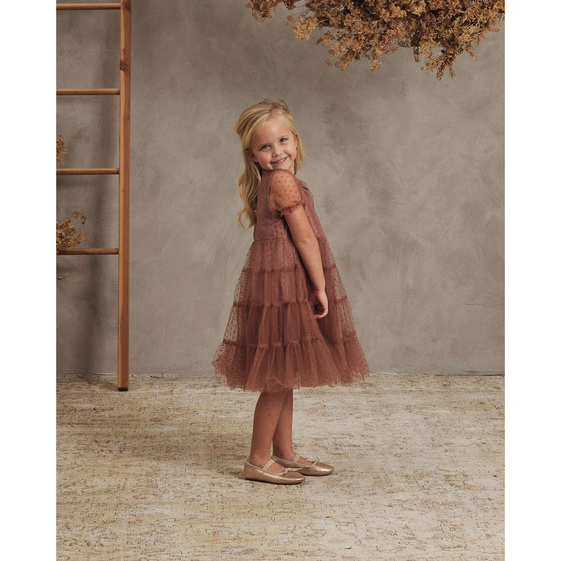 Noralee Dottie Dress | Wine Dot