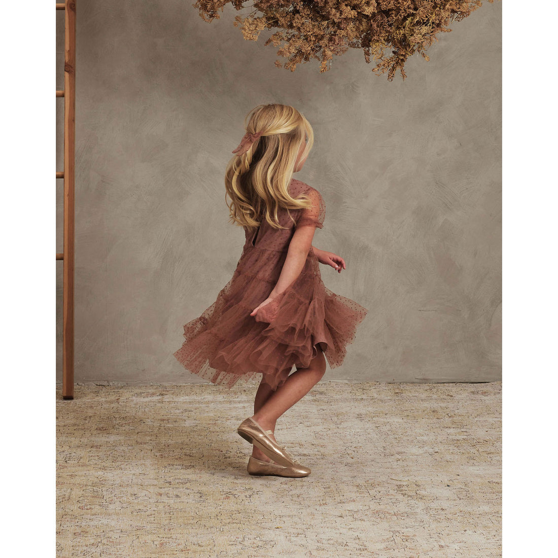 Noralee Dottie Dress | Wine Dot
