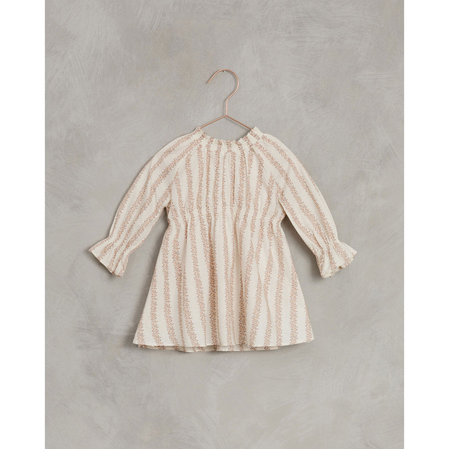 Noralee Shell Rose Striped Chloe Dress