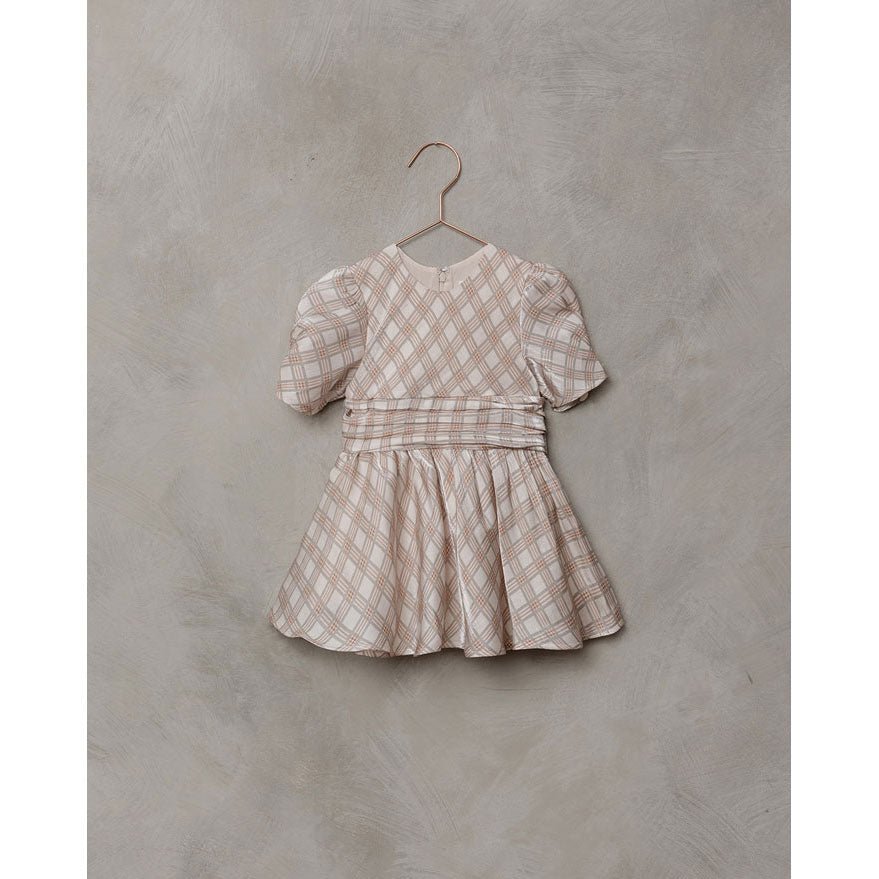 Noralee Metallic Tencel Winter Plaid Josephine Dress