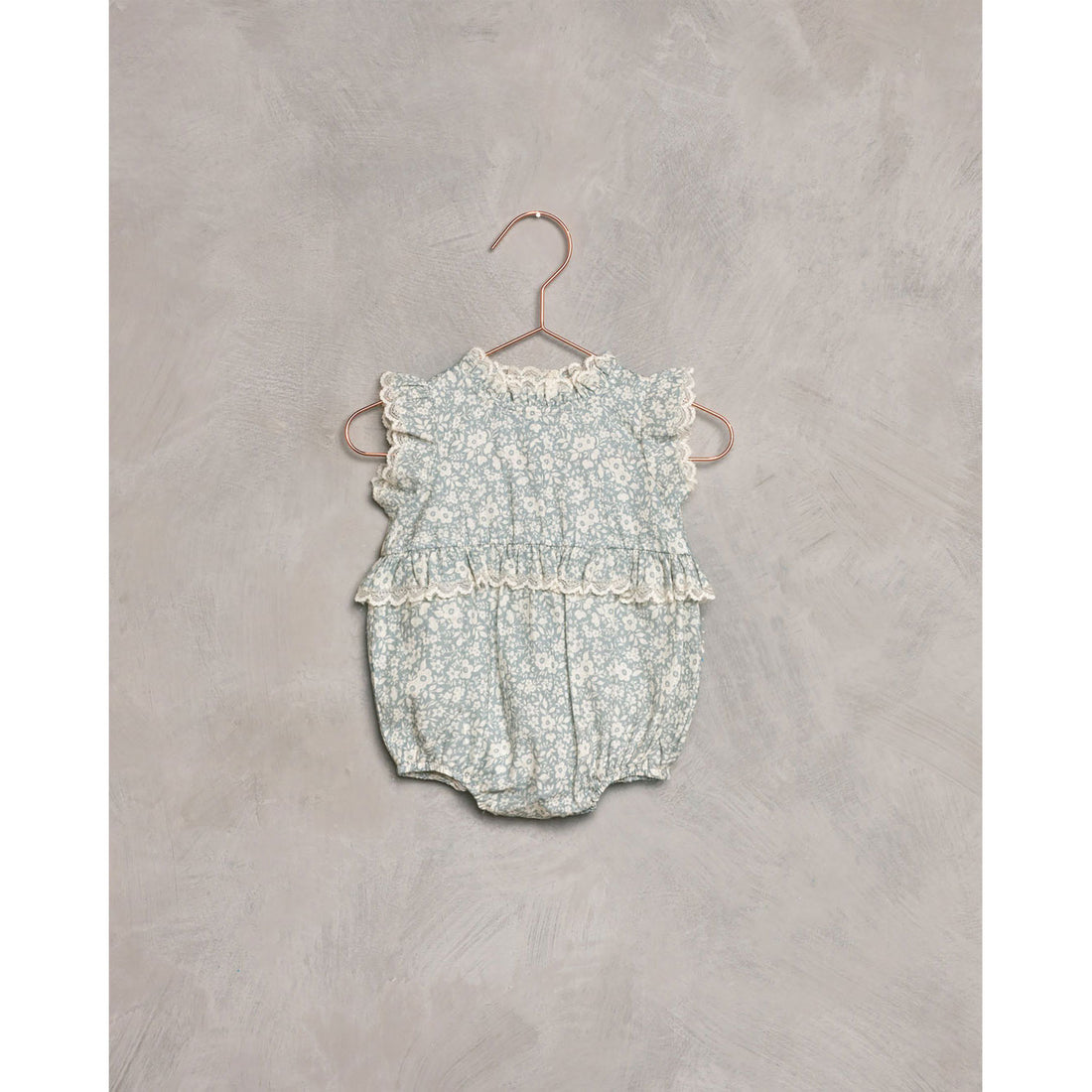 Noralee Blue Floret Alice Romper