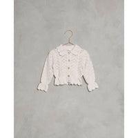 Noralee Pointelle Cardigan | Natural