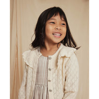 Noralee Pointelle Cardigan | Natural