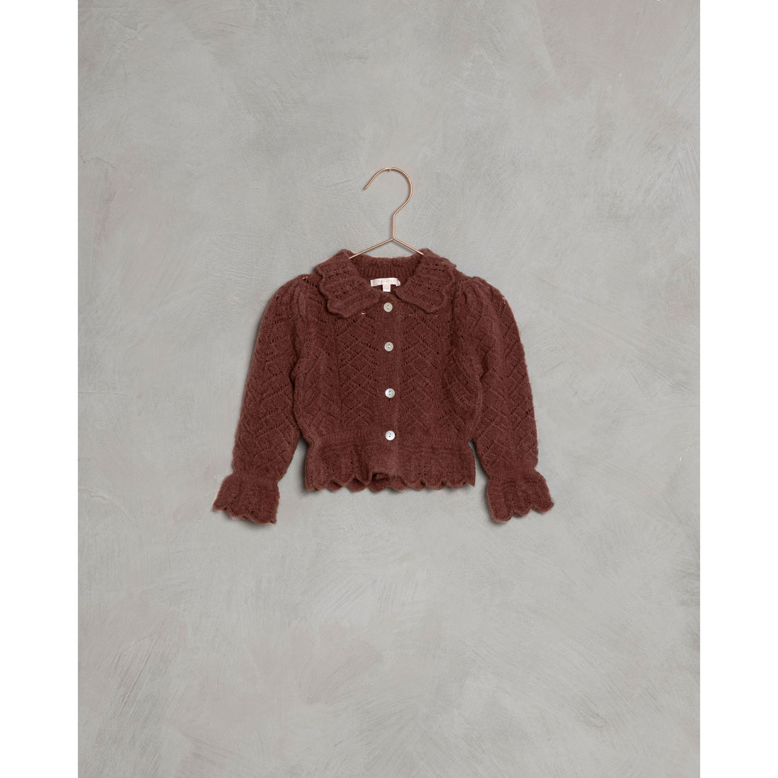 Noralee Pointelle Cardigan | Wine