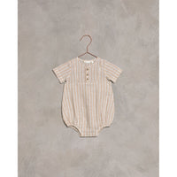 Noralee Ecru / Cafe Stripe Beau Romper