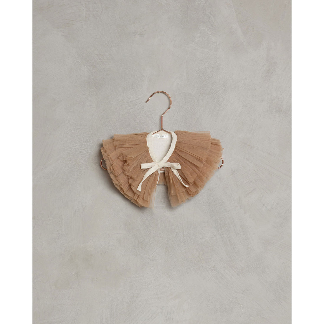 Noralee Ruffle Tulle Collar | Apricot