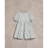 Noralee Dusty Blue Gingham Chloe Dress