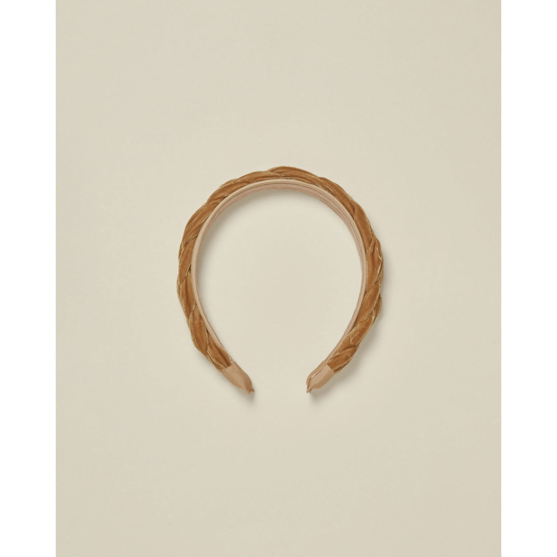 Noralee Velvet Braided Headband | Golden
