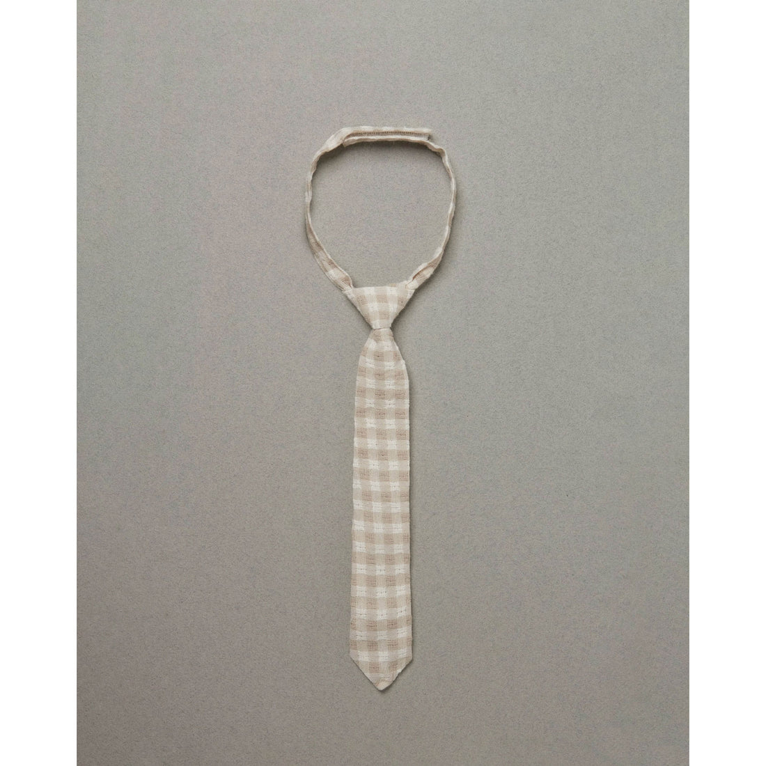 Noralee Skinny Tie | Dove Check