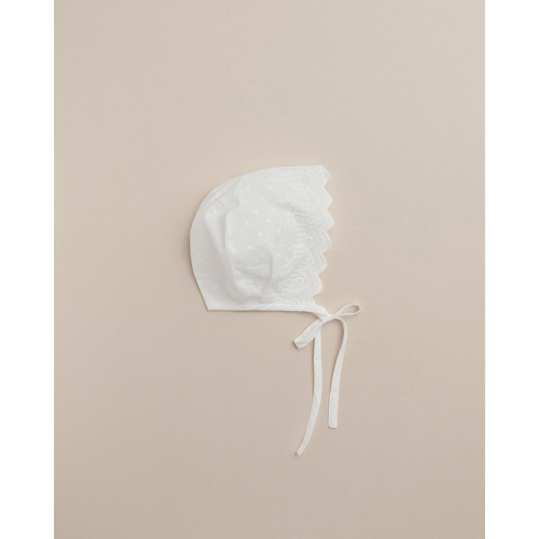 Noralee Baby Bonnet | White