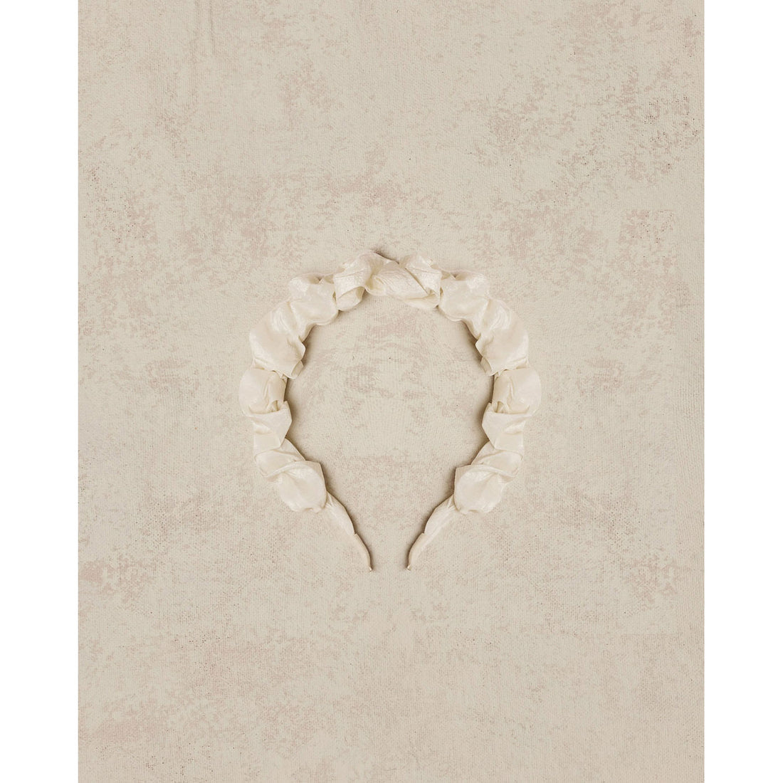 Noralee Ivory Organza Gathered Headband