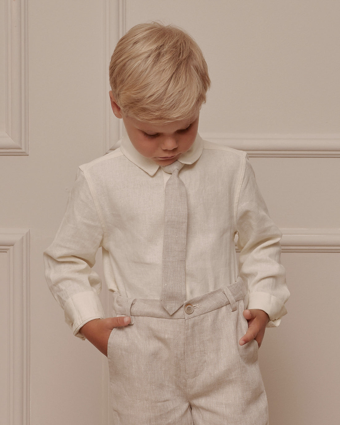 Noralee Linen Skinnt Tie