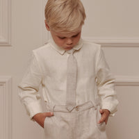 Noralee Linen Skinnt Tie