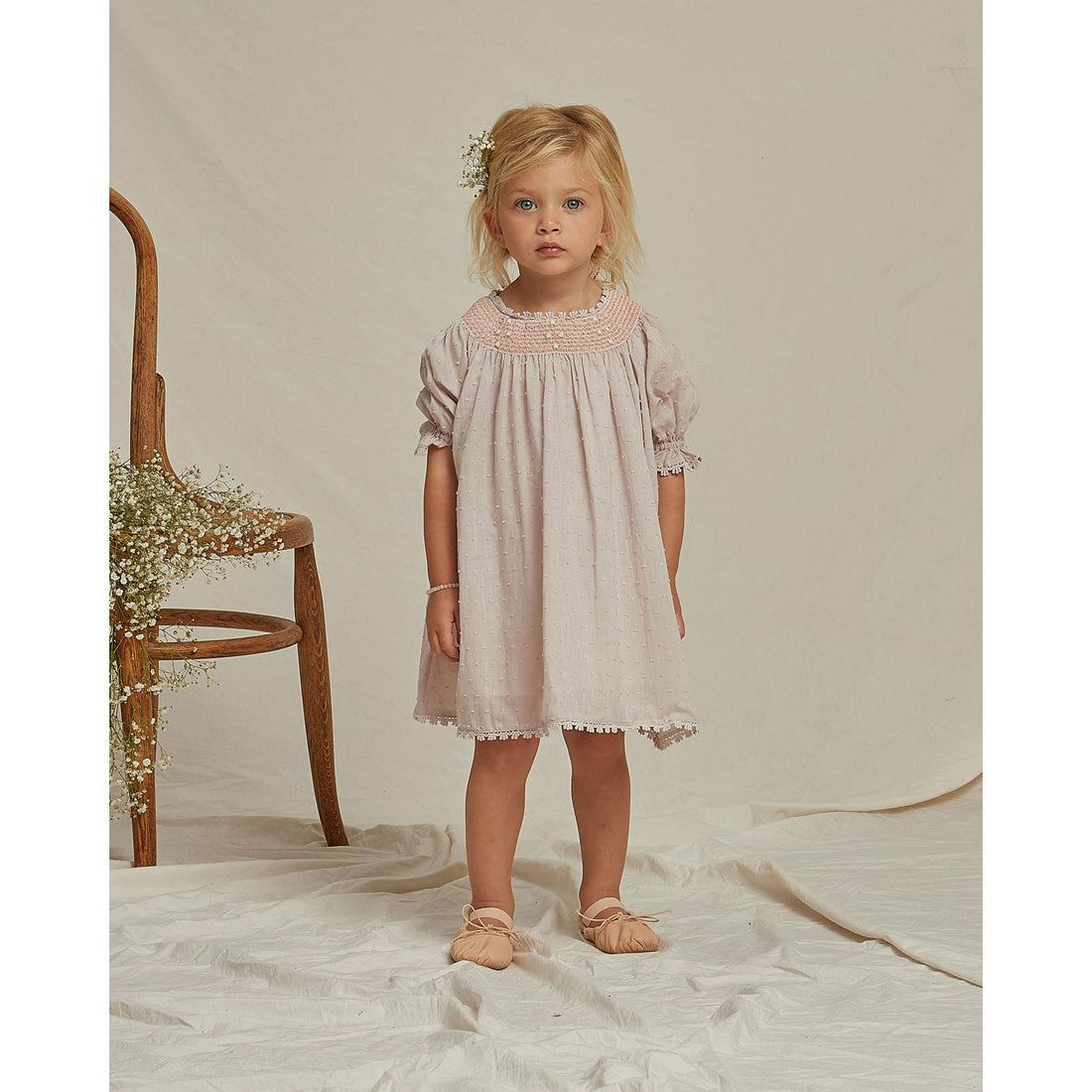 Noralee Dusty-Lavender Maddie Dress | Dusty Lavender