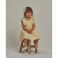 Noralee Lemon-Gingham Provence Dress | Lemon Gingham