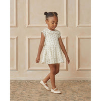 Noralee Soft-Blush Ballet Flats | Metallic Soft Blush