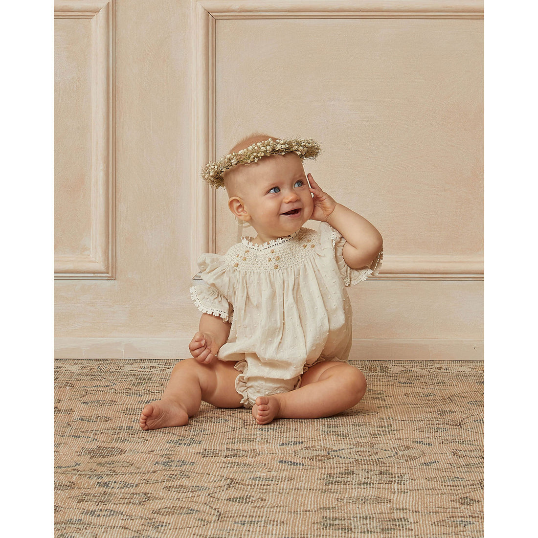 Noralee Natural Maddie Romper | Natural