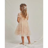 Noralee Powder-Pink Dottie Dress | Flocked Hearts