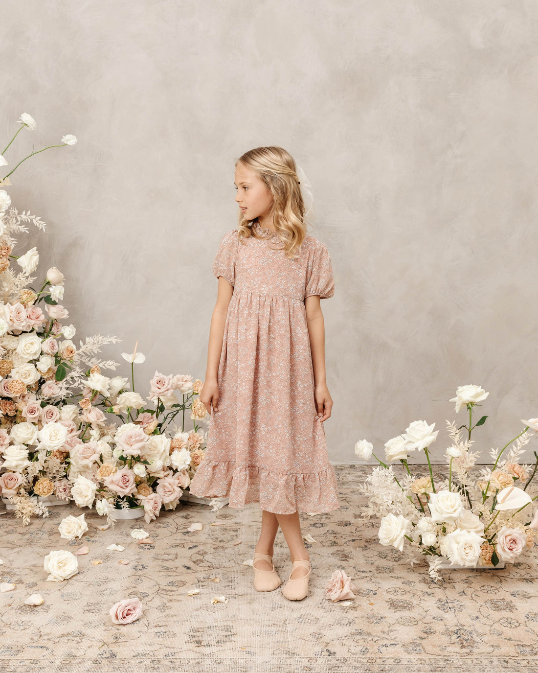 Noralee Wendy Dress- Rose Fleur