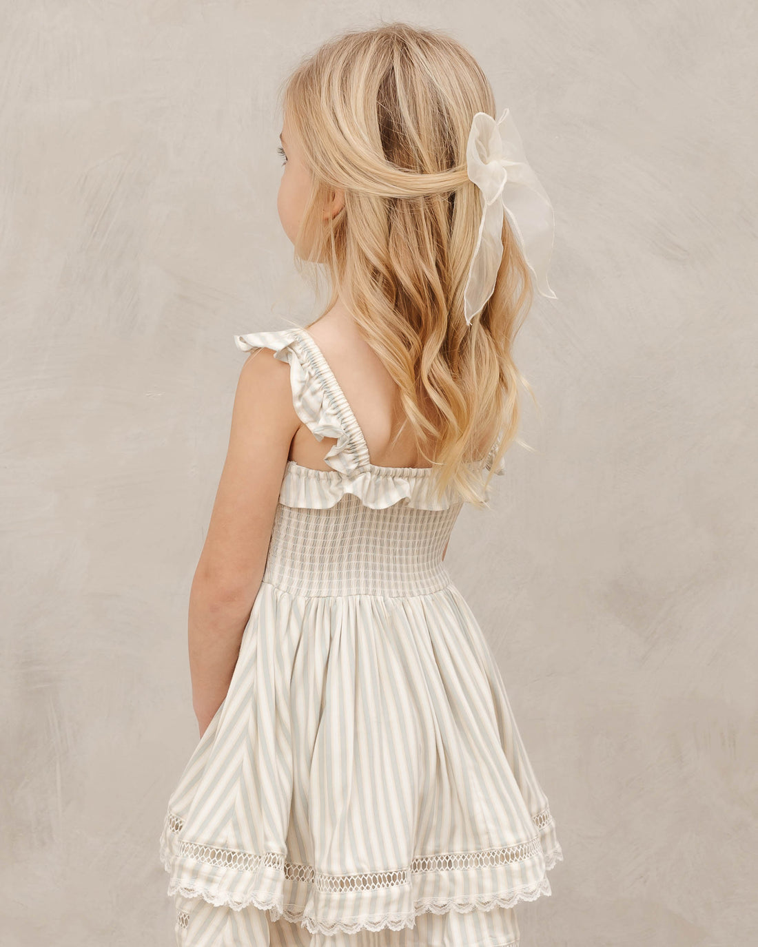 Noralee Birdie Dress- Antoinette Stripe