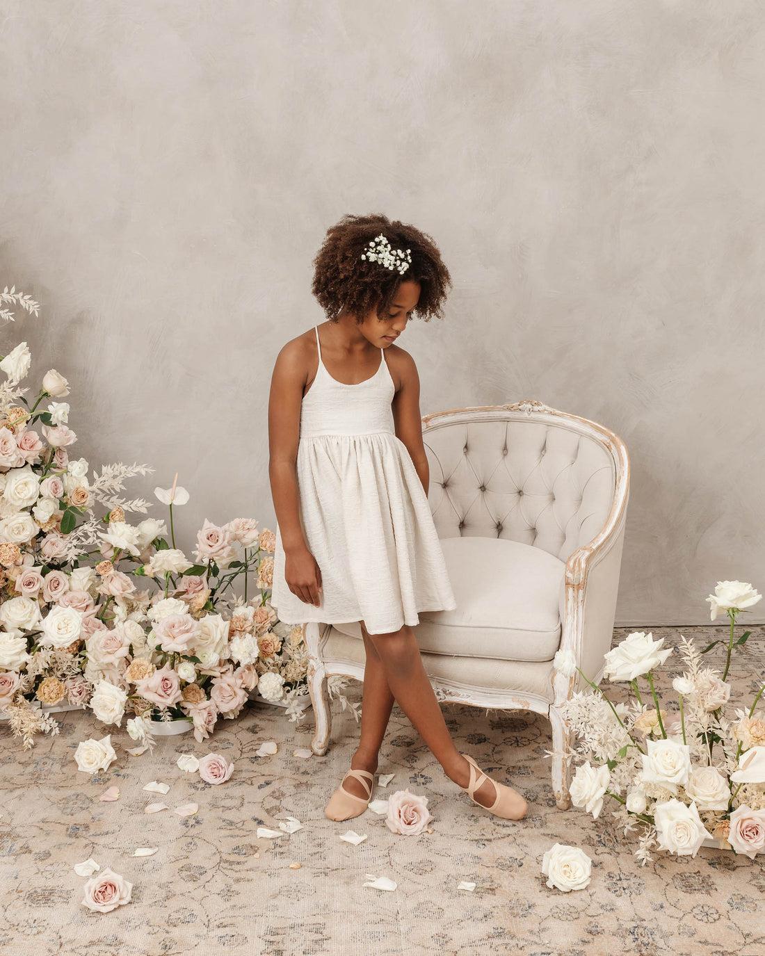 Noralee Pippa Dress- Ivory