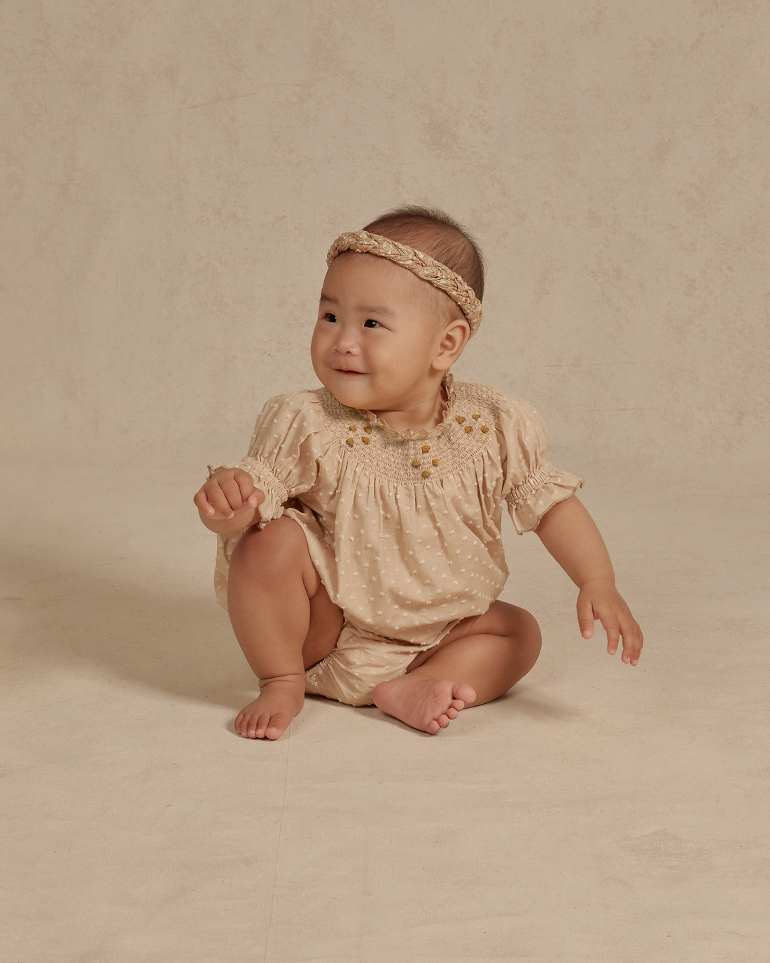 Noralee Ecru Maddie Romper